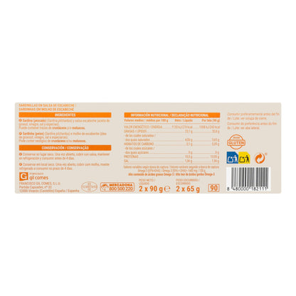 Sardinillas en Escabeche Hacendado Pack2