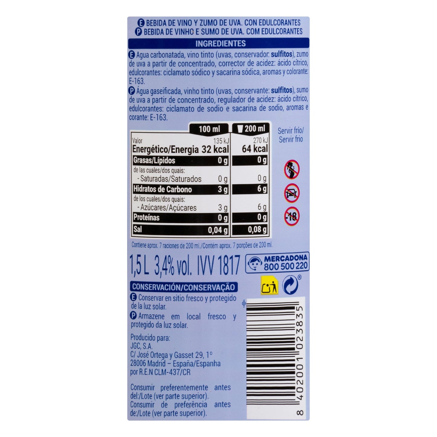 Tinto de Verano Casón Histórico