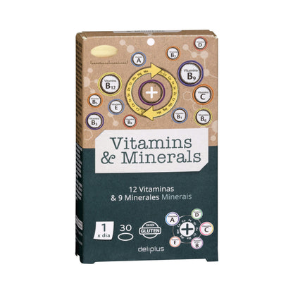 Comprimidos Vitaminas y Minerales Deliplus