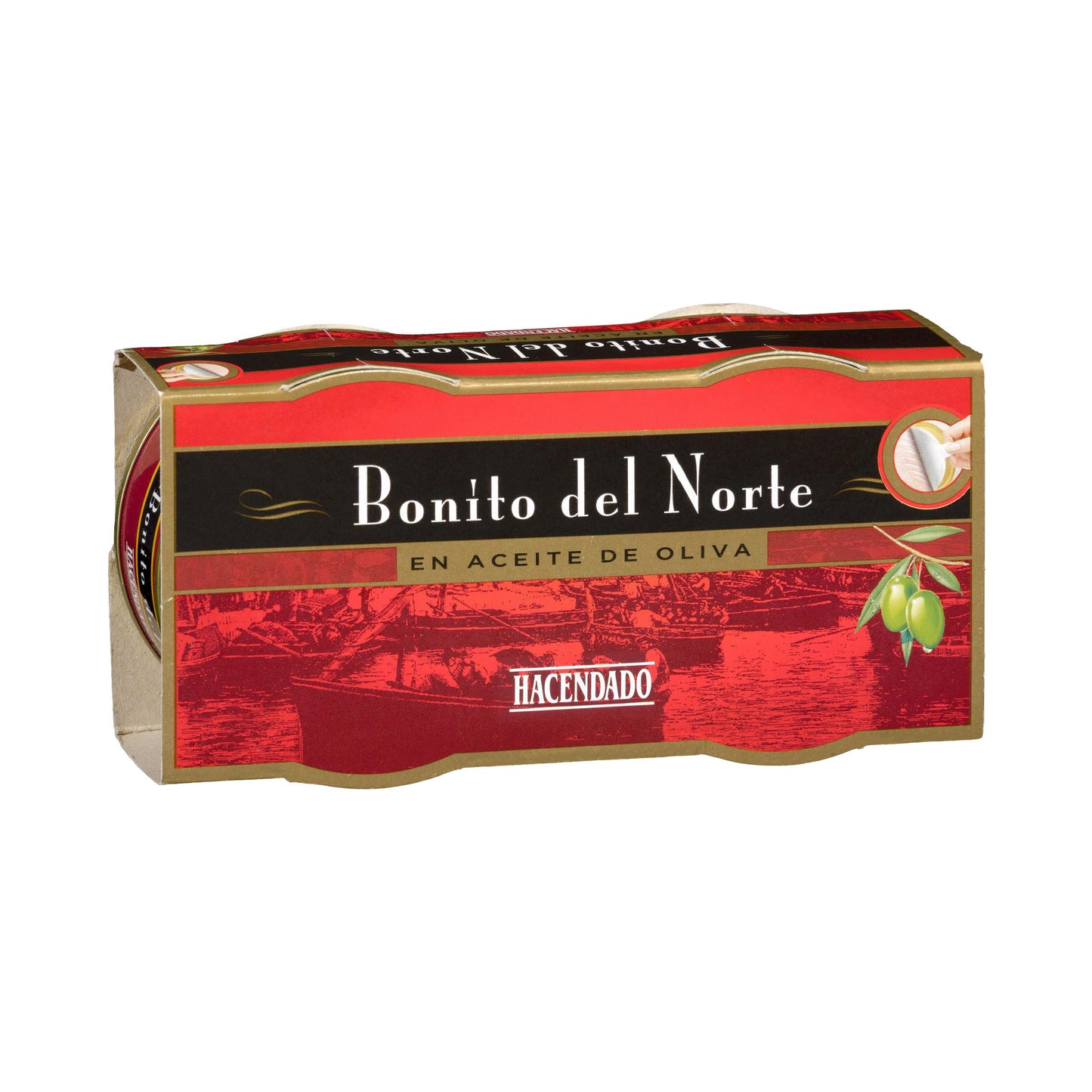 Bonito del Norte en Aceite de Oliva Hacendado Pack2