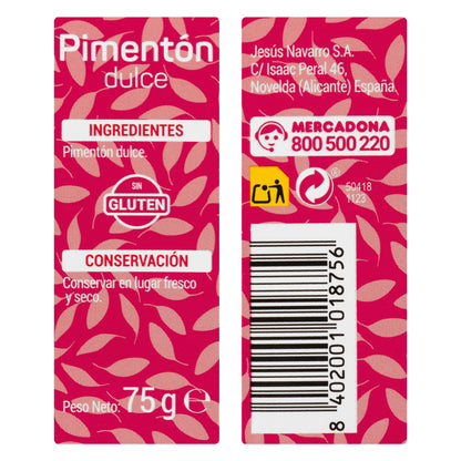 Pimentón Dulce Hacendado
