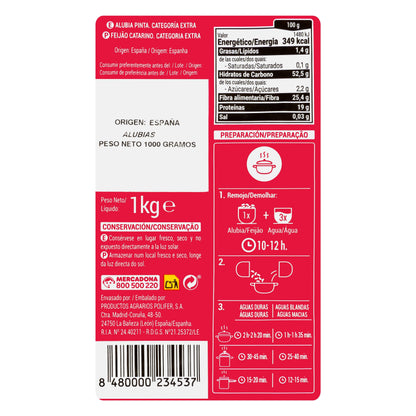 Alubia Pinta Hacendado