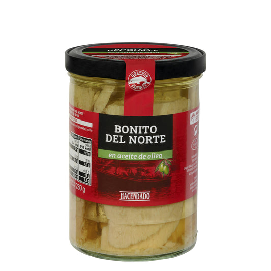 Filetes de Bonito del Norte en Aceite de Oliva Hacendado