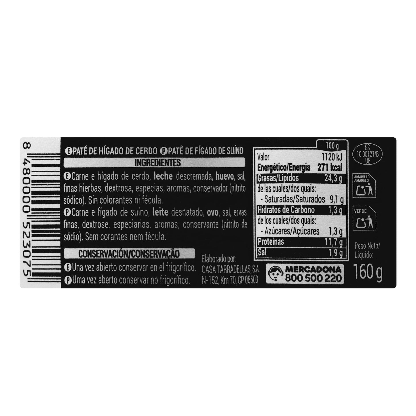 Paté de Cerdo con Finas Hierbas Hacendado