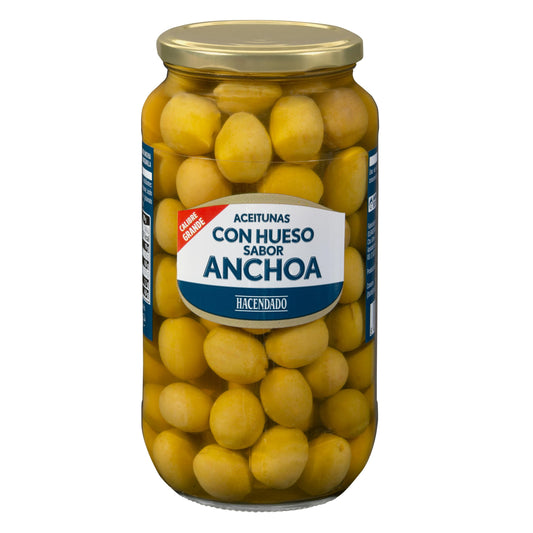 Aceitunas Verdes con Hueso Hacendado Sabor Anchoa