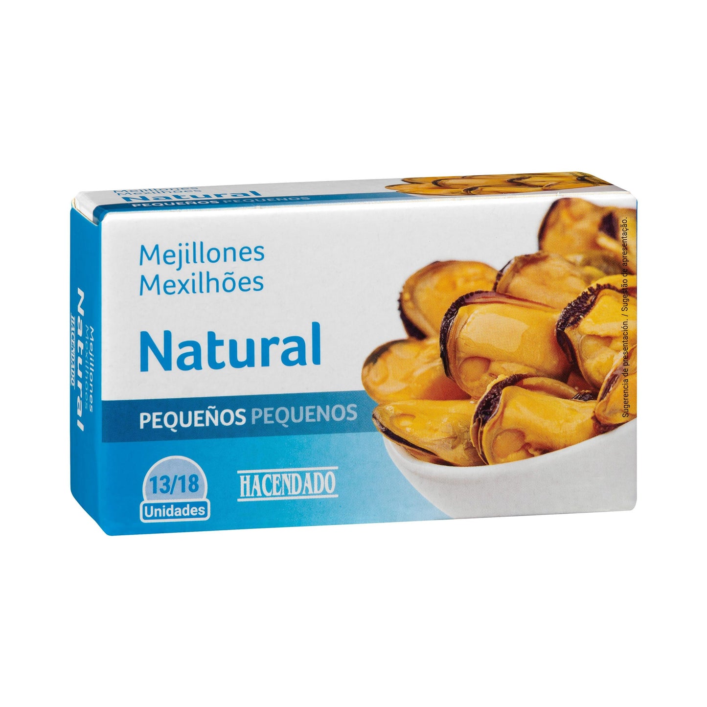 Mejillones al Natural Hacendado 13/18 Piezas