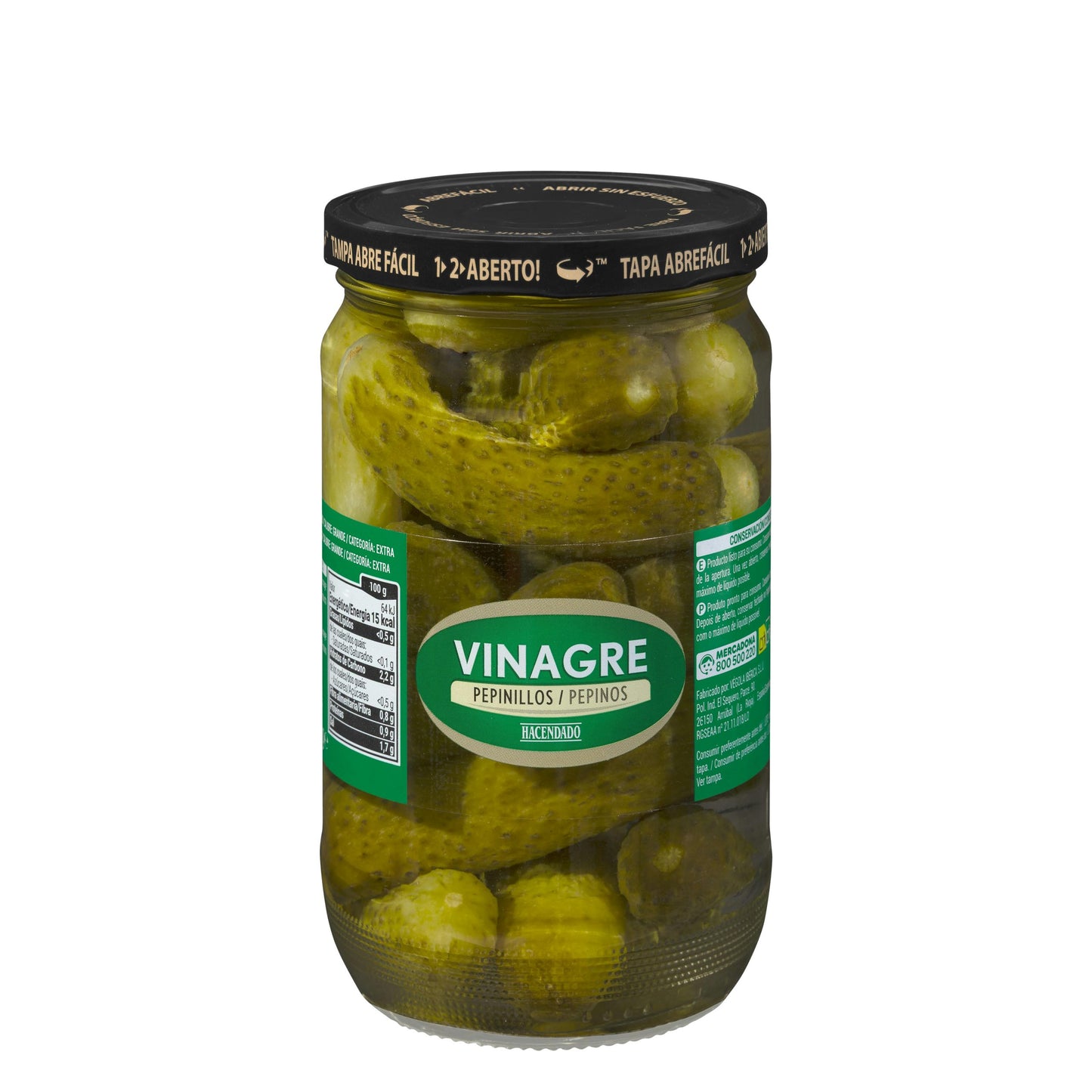 Pepinillos en Vinagre Hacendado