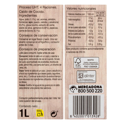 Caldo de Cocido Hacendado