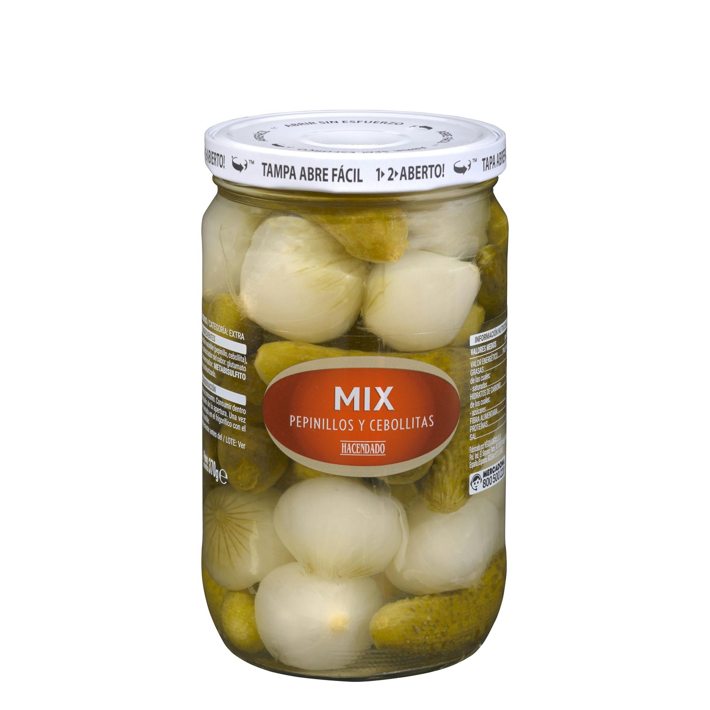 Mix de Pepinillos y Cebollitas Hacendado