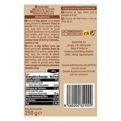 Rosegones Hacendado Almond Paste