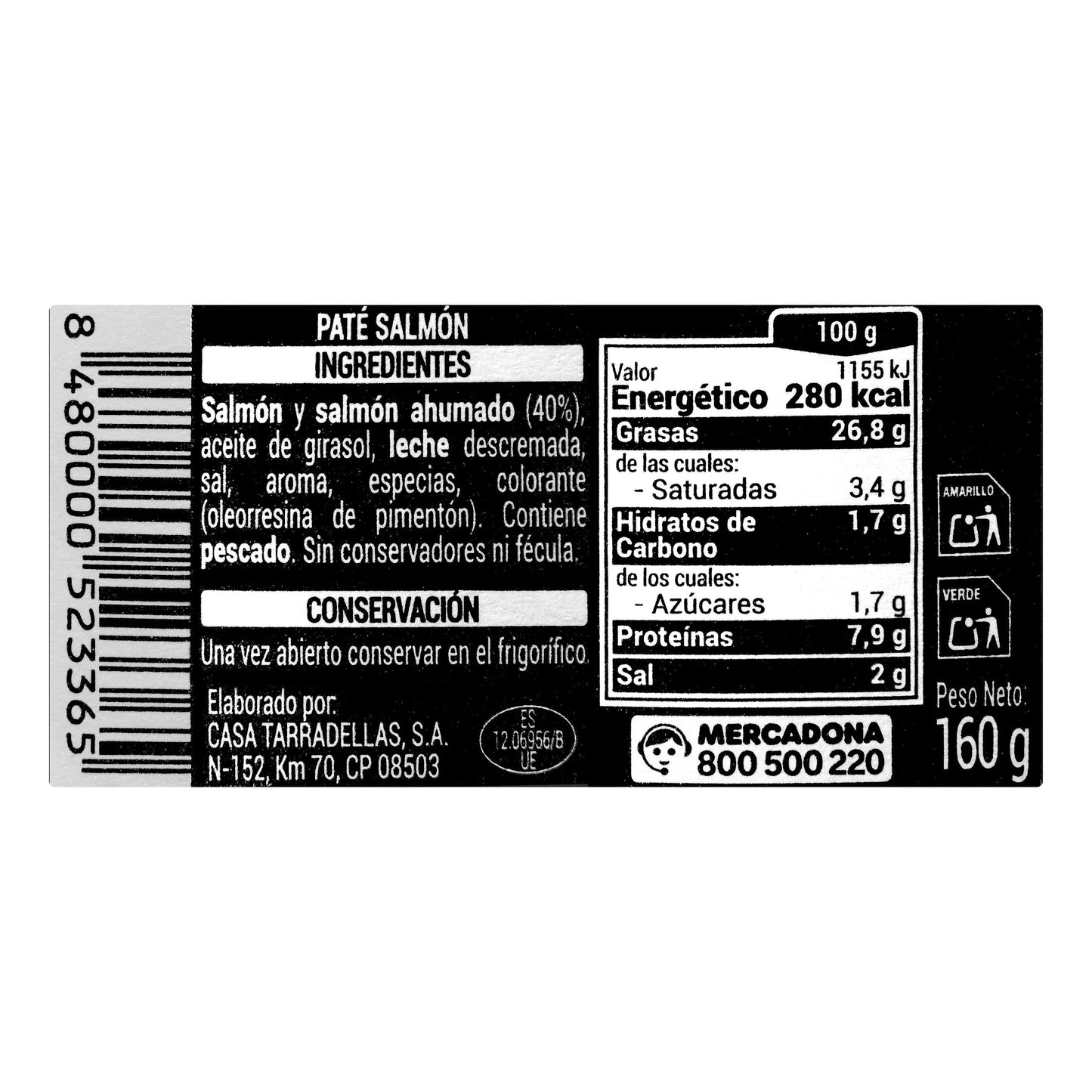 Paté de Salmón Hacendado