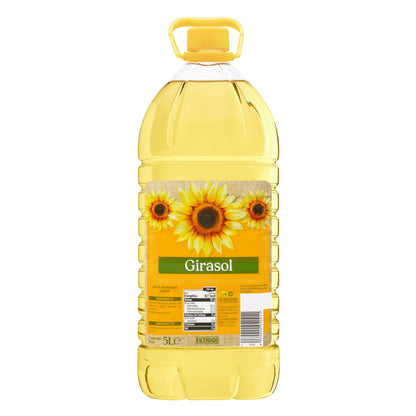 Aceite de Girasol Refinado 0,2º Hacendado 5L