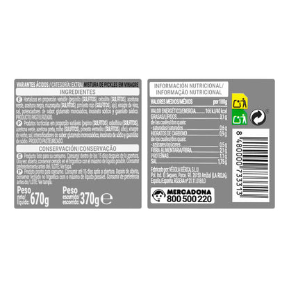 Mix de Encurtidos Hacendado