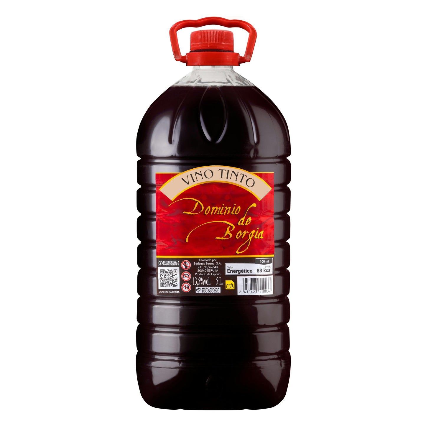 Vino Tinto Dominio de Borgia 5L