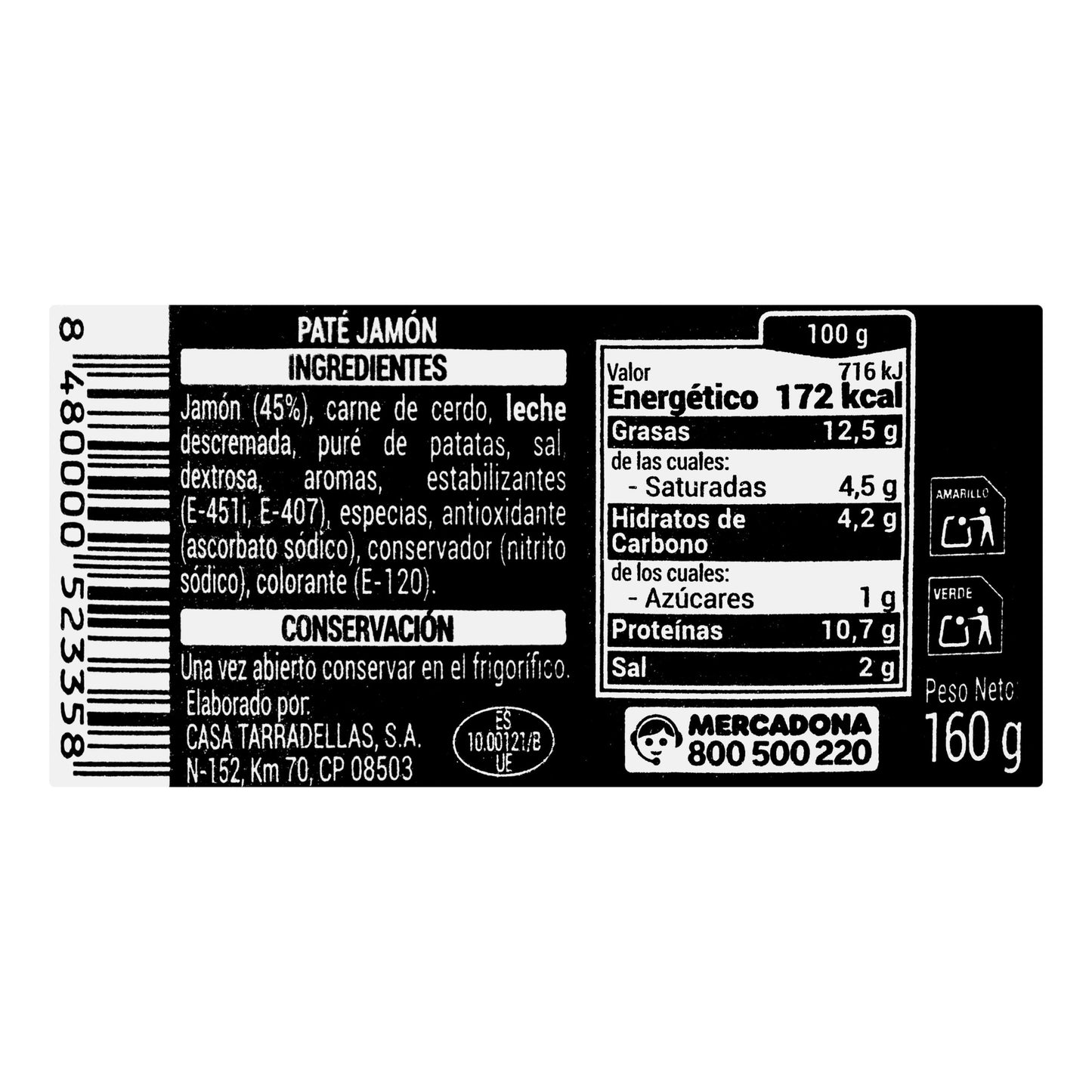 Paté de Jamón Hacendado