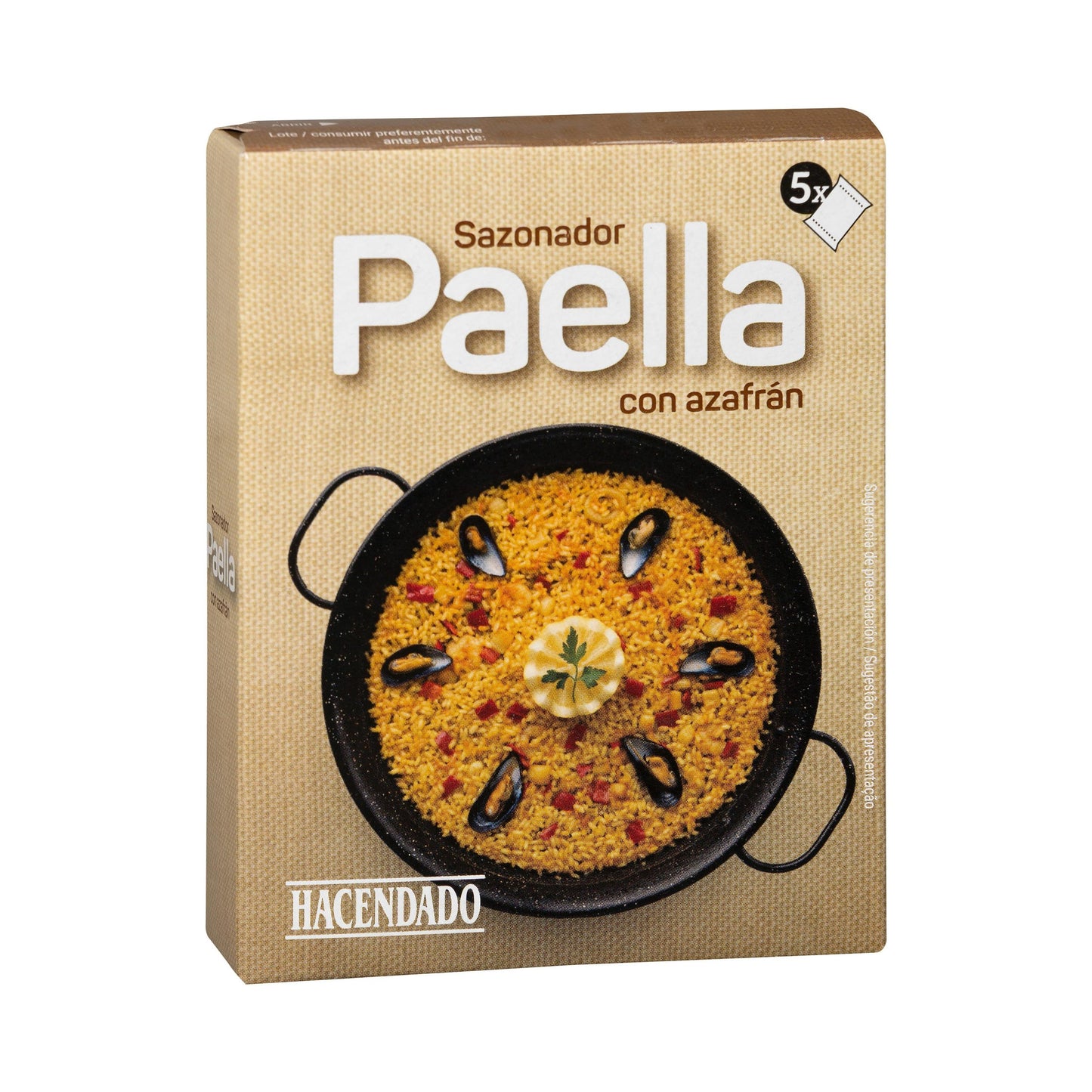 Sazonador para Paella con Azafrán Hacendado