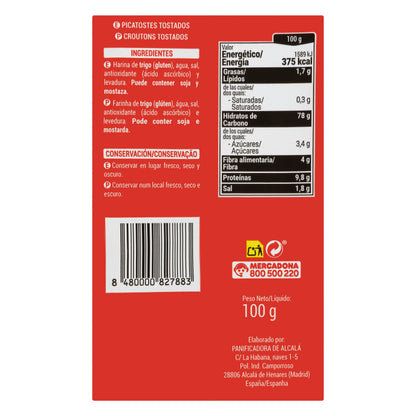 Picatostes Tostados Hacendado