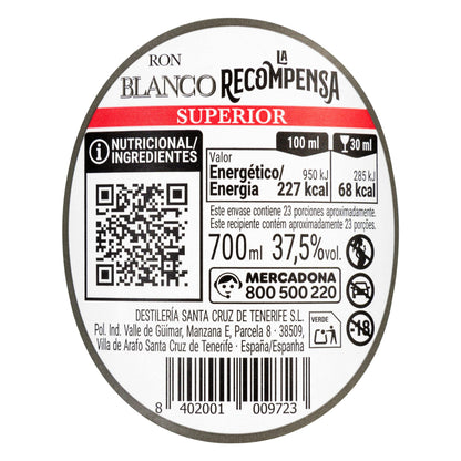 Ron Blanco Superior La Recompensa