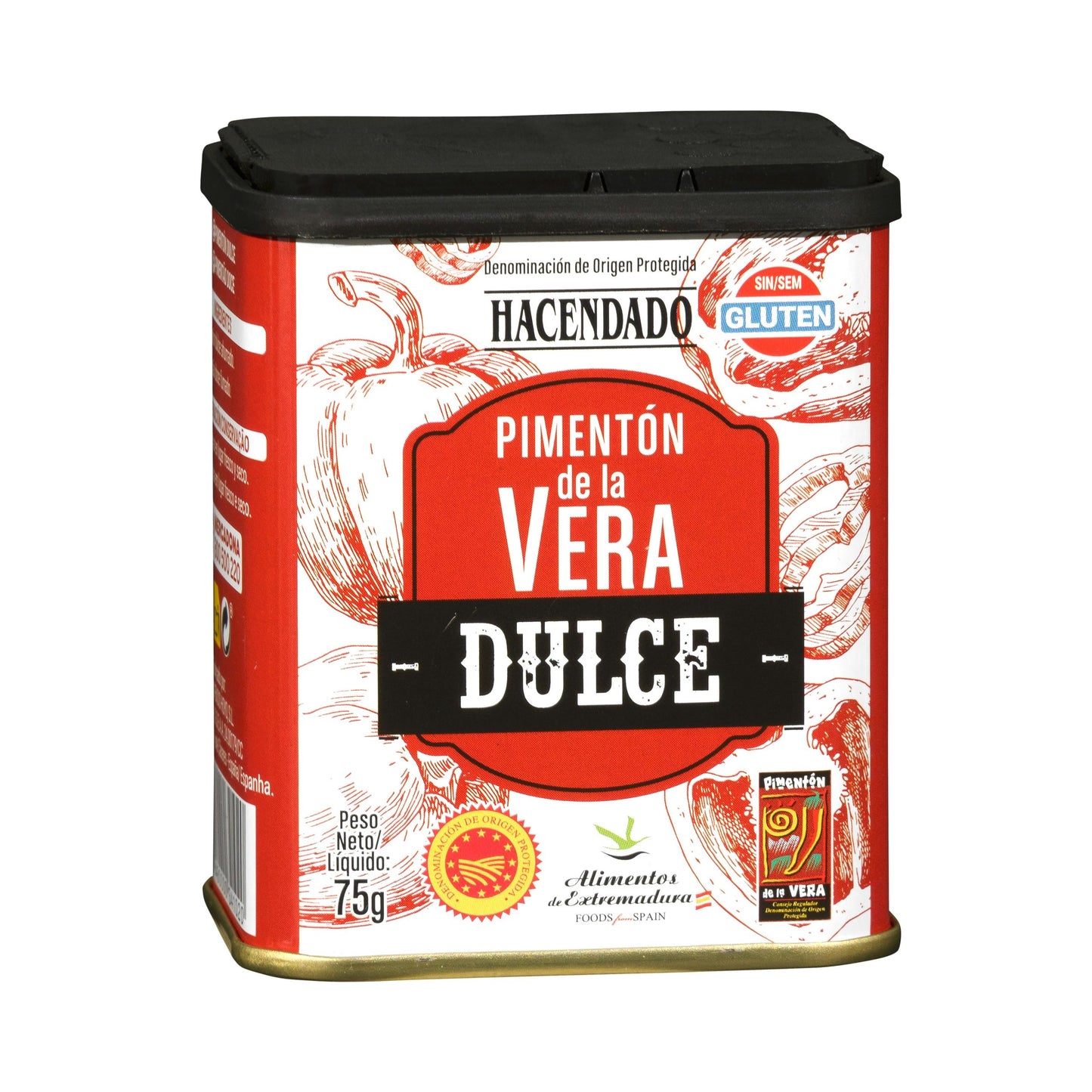 Pimentón Dulce de la Vera Hacendado