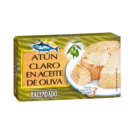 Atún Claro en Aceite de Oliva Hacendado 111GR